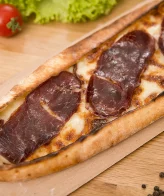 Açık Pastırmalı Pide